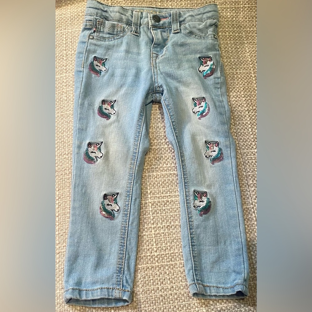 3T Unicorn-sequined, Stretchy Vigoss Jeans
